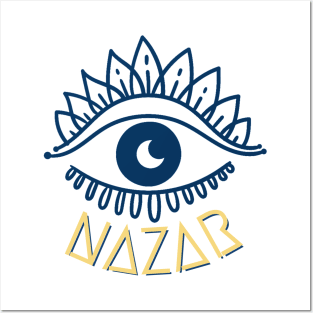 Evil Eye - Ornate Nazar Posters and Art